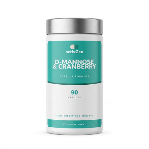 D-Mannose & Cranberry supplement pot