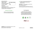 CMH500 ingredients and nutrition information