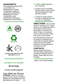 KP30S ingredients and nutrition information