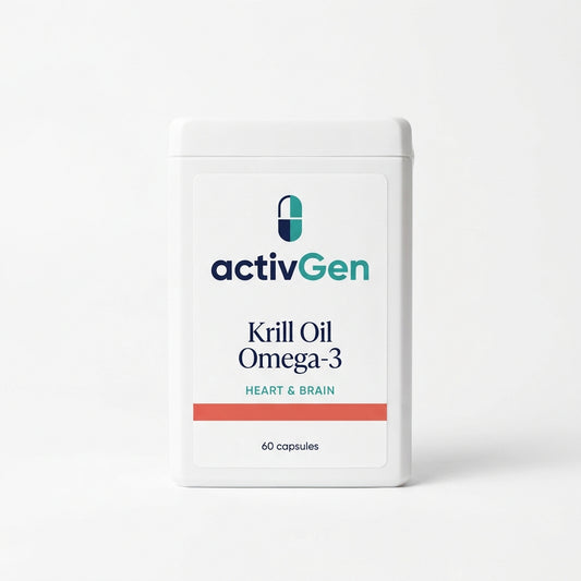 Krill Oil Omega-3 capsule pot